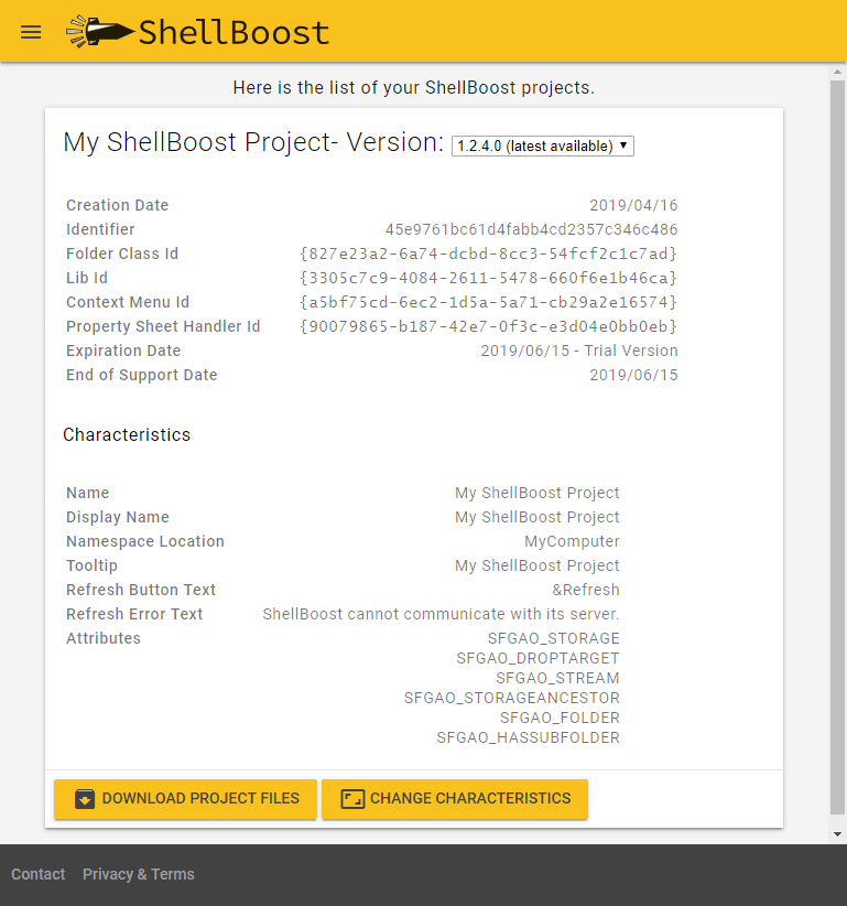 ShellBoost binaries setup - Picture 78